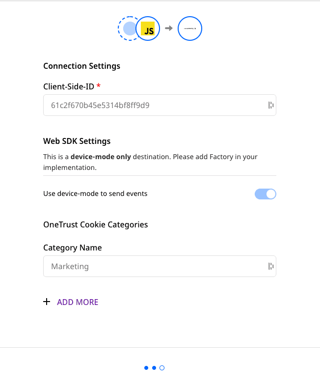 LaunchDarkly connection settings